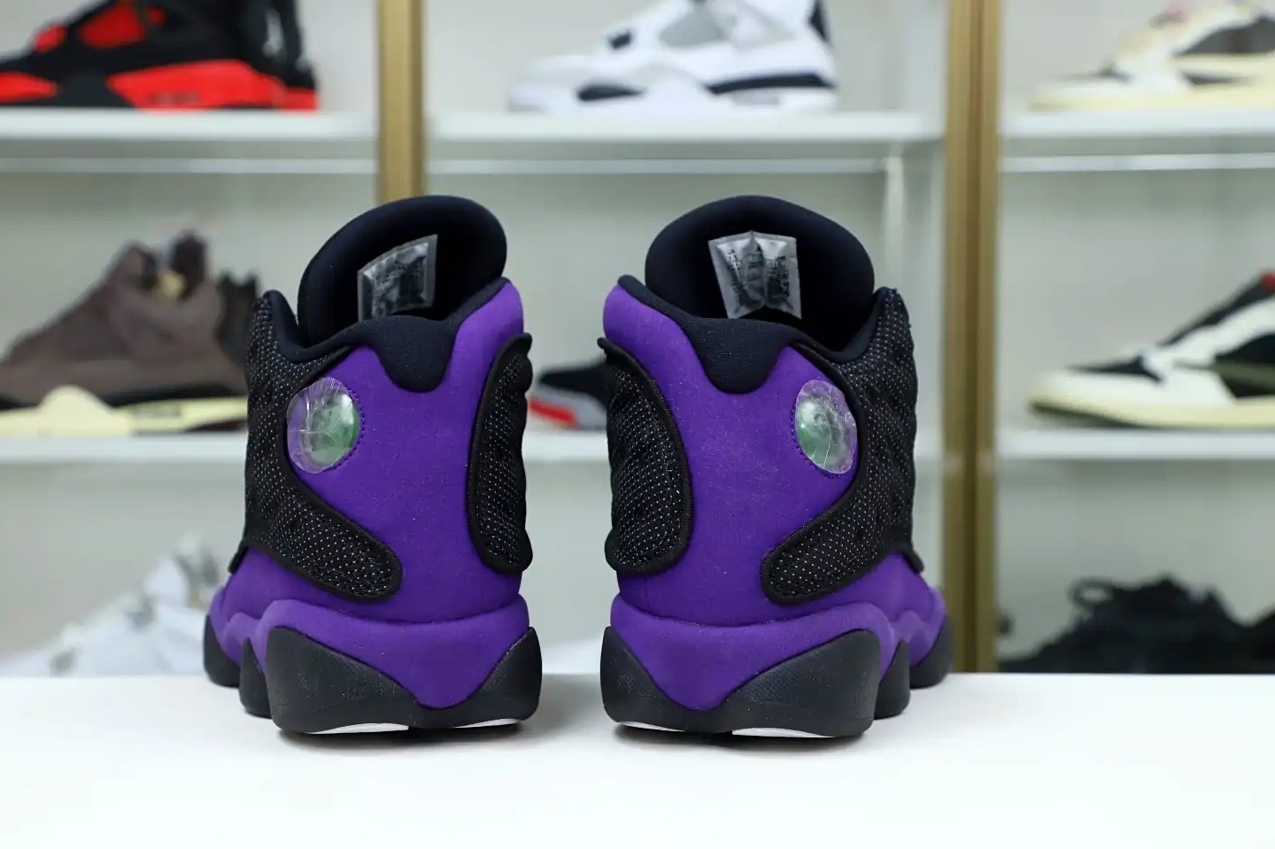 13 JORDAN JORDAN Kimikick AIR 'COURT RETRO AIR PURPLE' 0326
